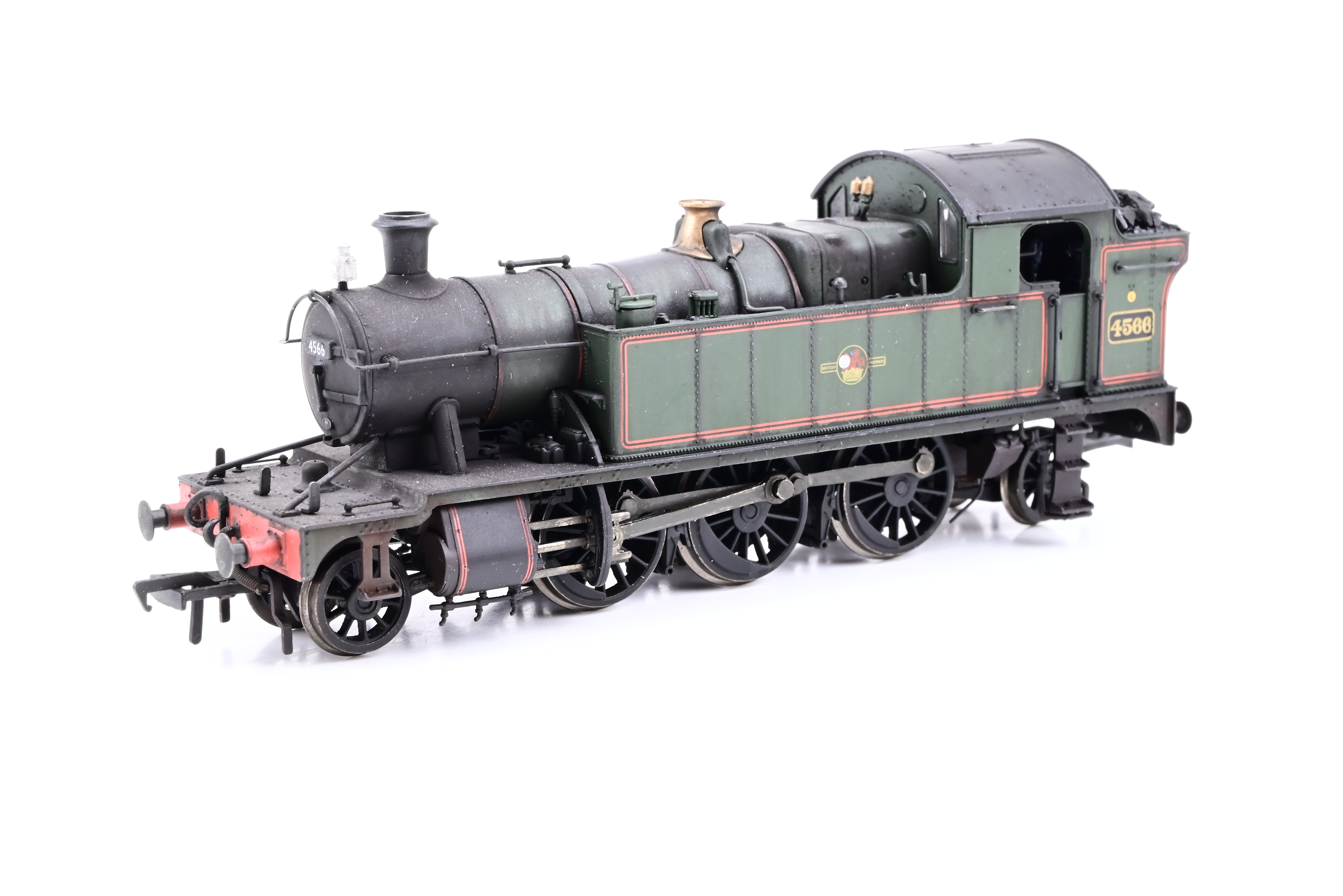 Bachmann OO Gauge 32-125 BR Green Class 45xx No.4566 - Weathered