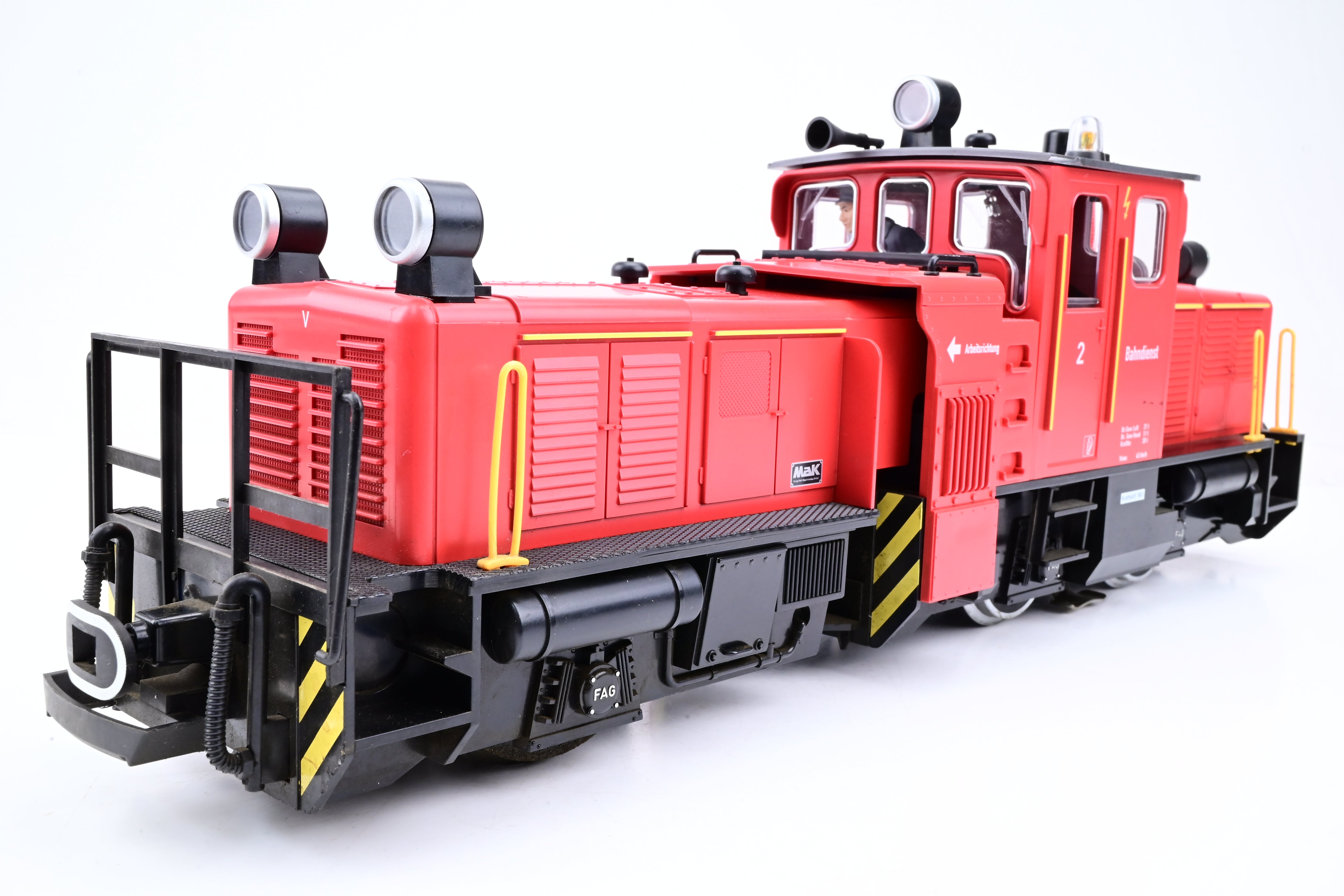 LGB G Gauge 21670 Track Cleaning Locomotive Red