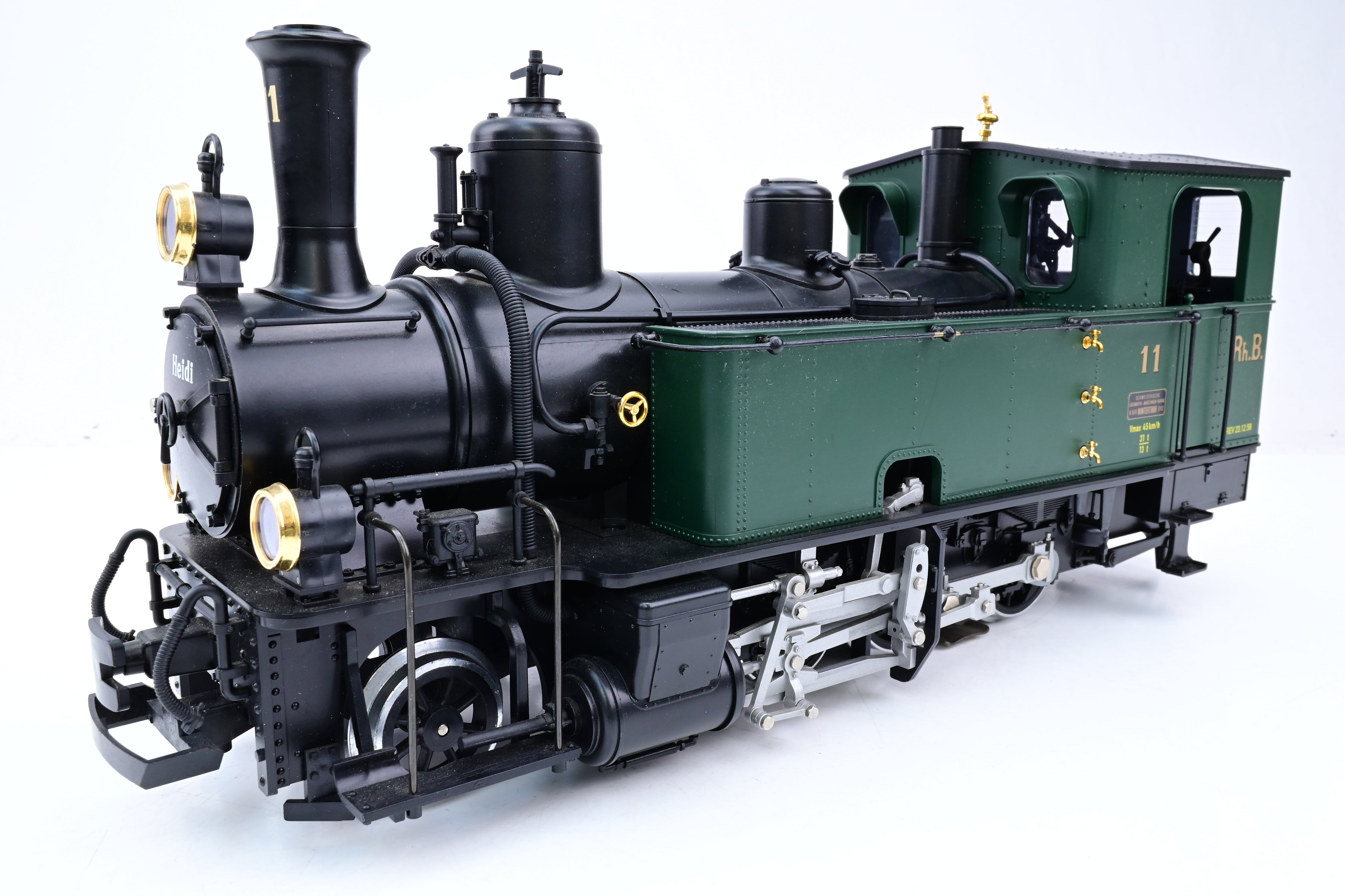 LGB G Gauge 20271 RhB Green Heidi G 3/4 Steam Locomotive No.11 - DCC F