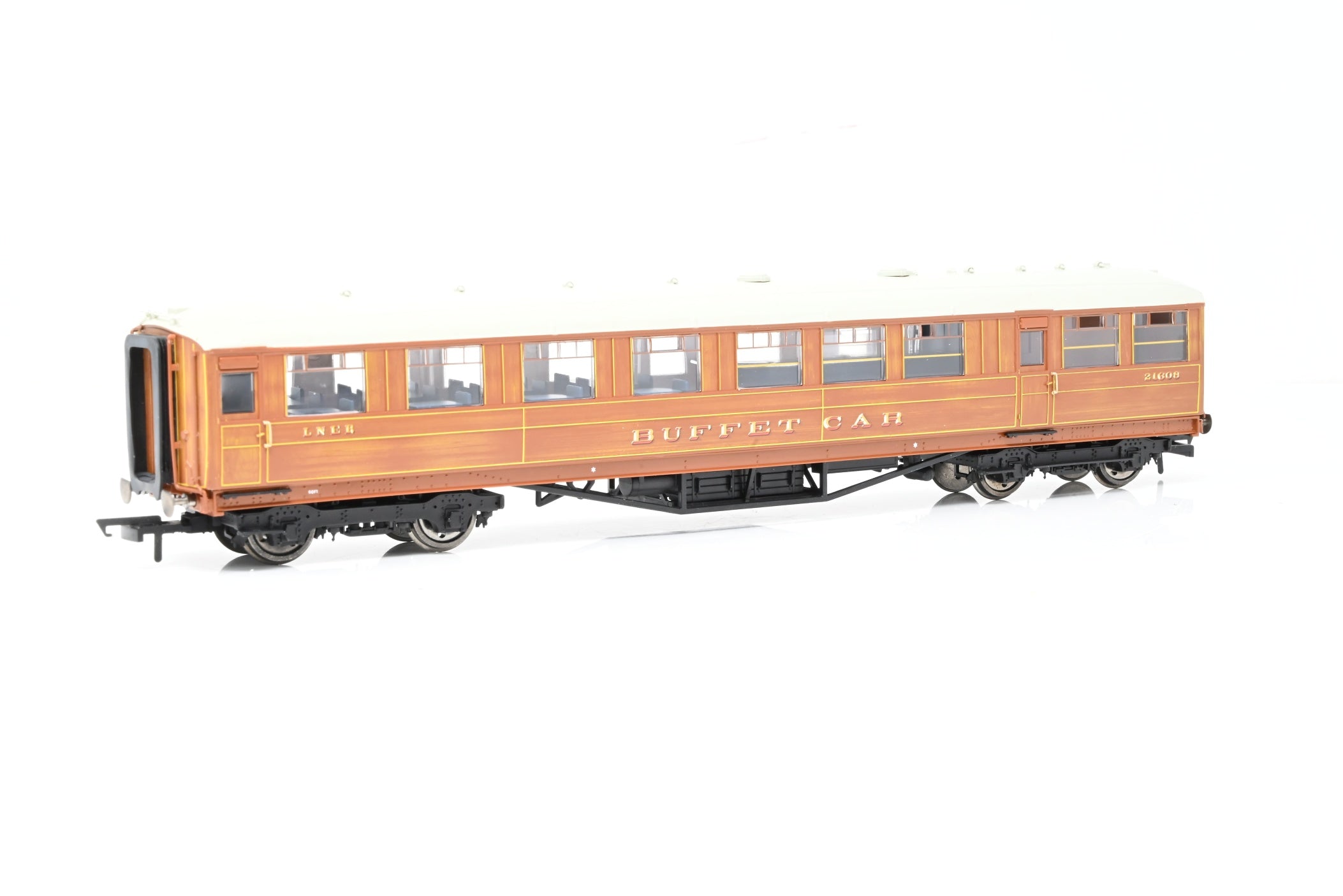 Hornby OO Gauge R4173 LNER Gresley Teak Buffet Car No.21608 - Boxed