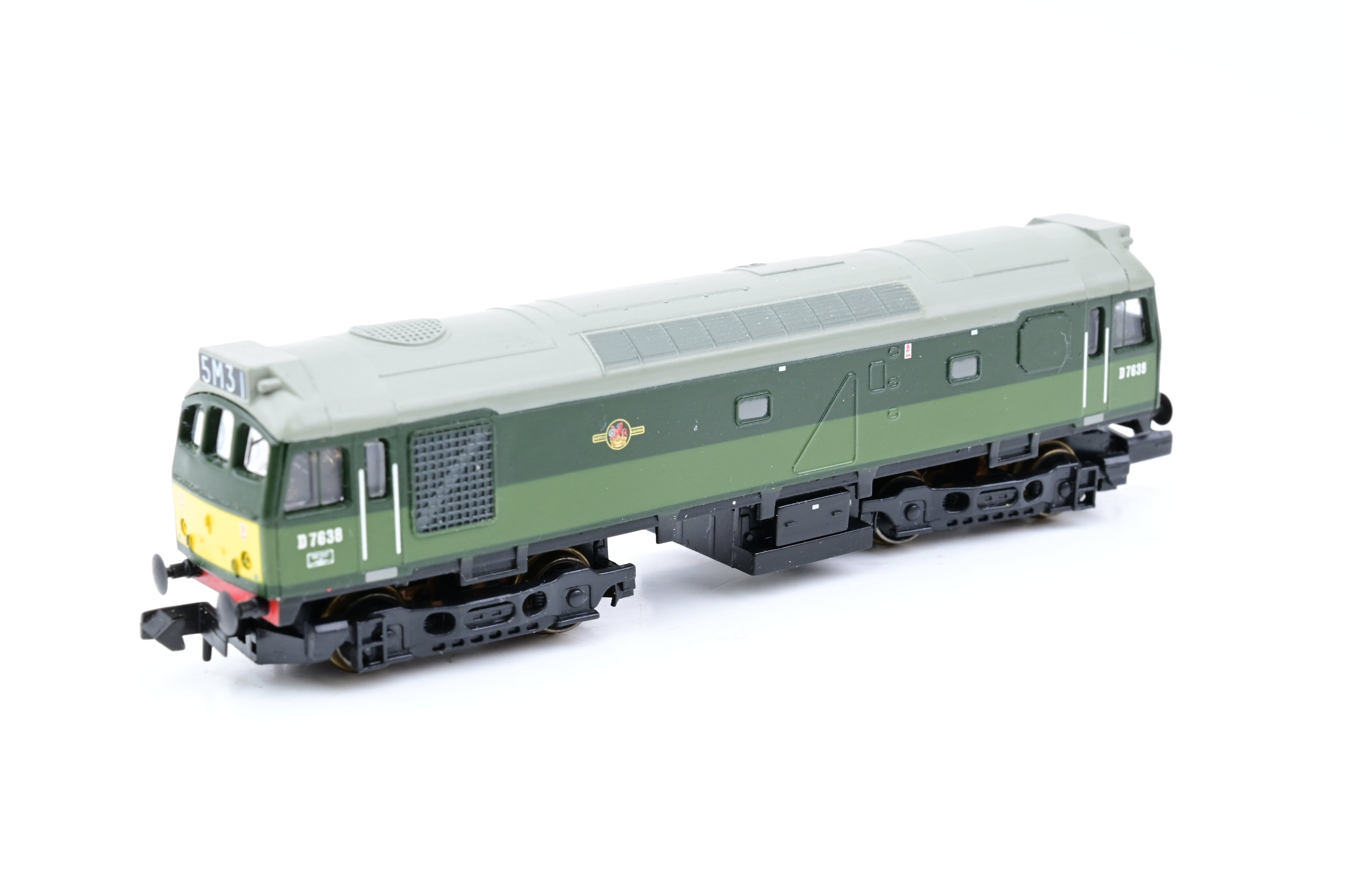 Graham Farish N Gauge 371-079 BR Two Tone Green Class 25 No.D7638- Box