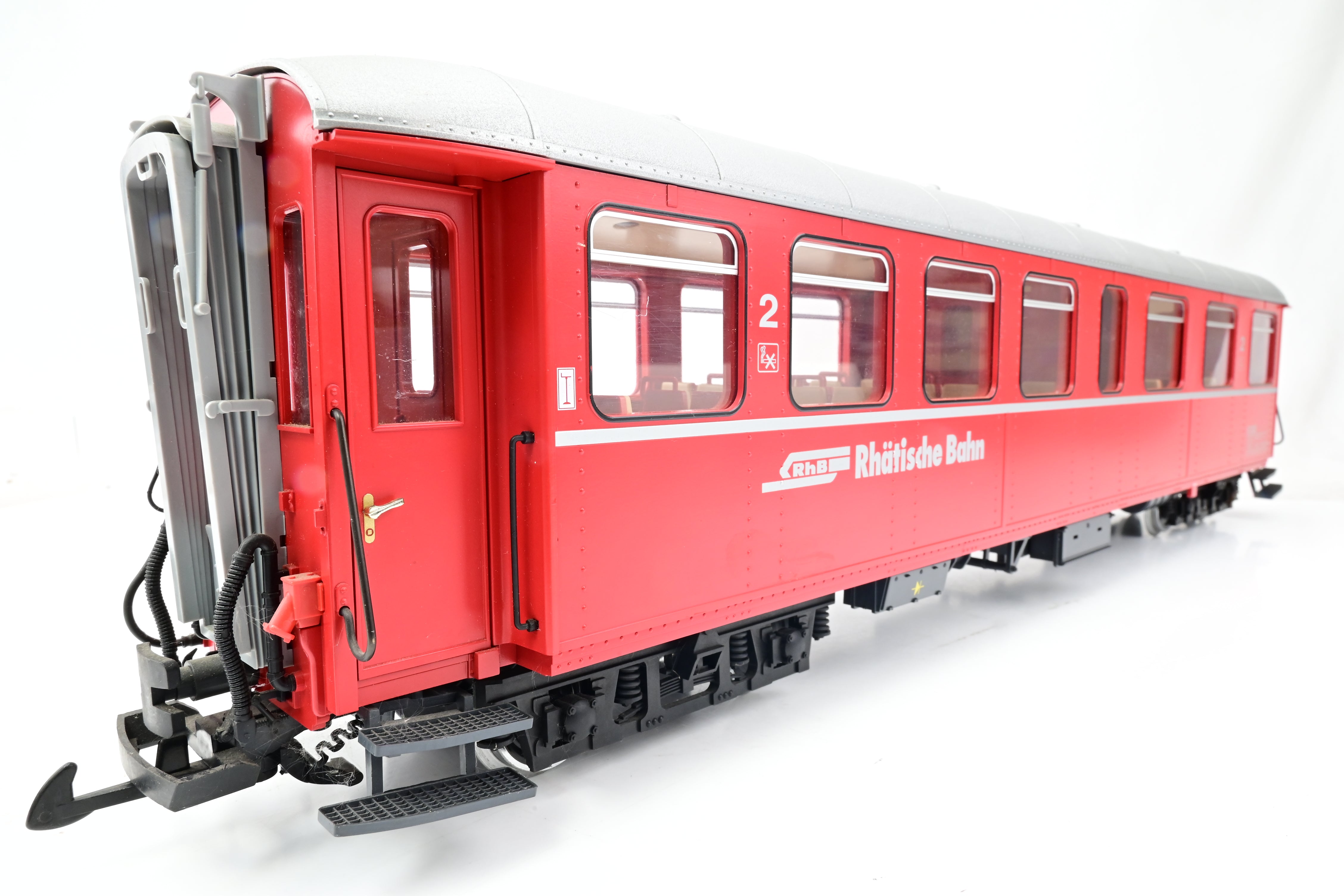 LGB G Gauge 31521 RhB 2nd Class Passenger Car Era IV No.B2282 - Boxed