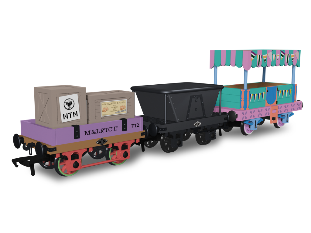 Rapido Trains OO Gauge 980002 Ivor the Engine Rolling Stock Pack