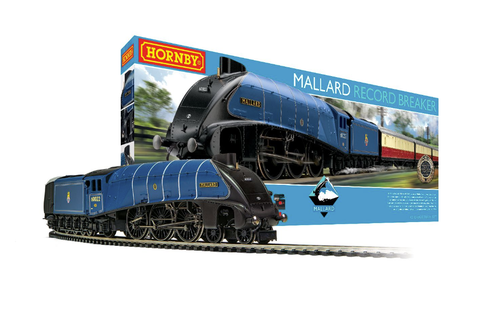 Hornby R1282M Mallard Record Breaker Train Set Era 3 hornby-r1282m-mallard-record-breaker-train-set-era-3