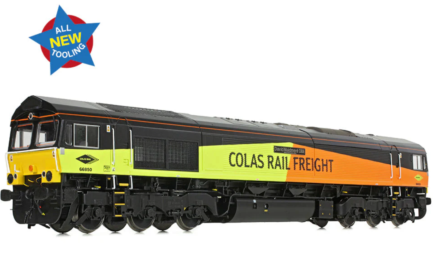 BACHMANN CD00201 中国　京局津段 2478 鉄道模型 HOゲージ Bachmann OO Gauge 50-004A Class 66/8 66850 'David Maidment OBE' Colas
