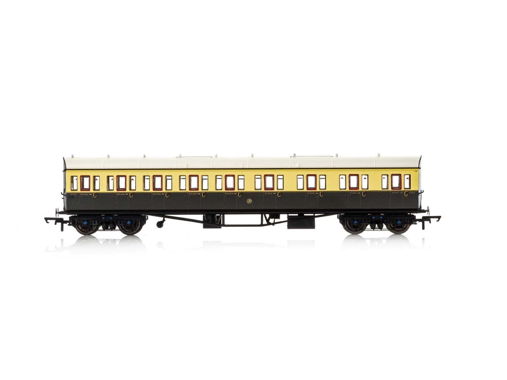 GWR, Collett 57' Bow Ended E131 Nine Compartment Composite (Right Hand), 6627 - Era 3 GWR, Collett 57' Bow Ended E131 Nine Compartment Composite (Right Hand), 6627 - Era 3
