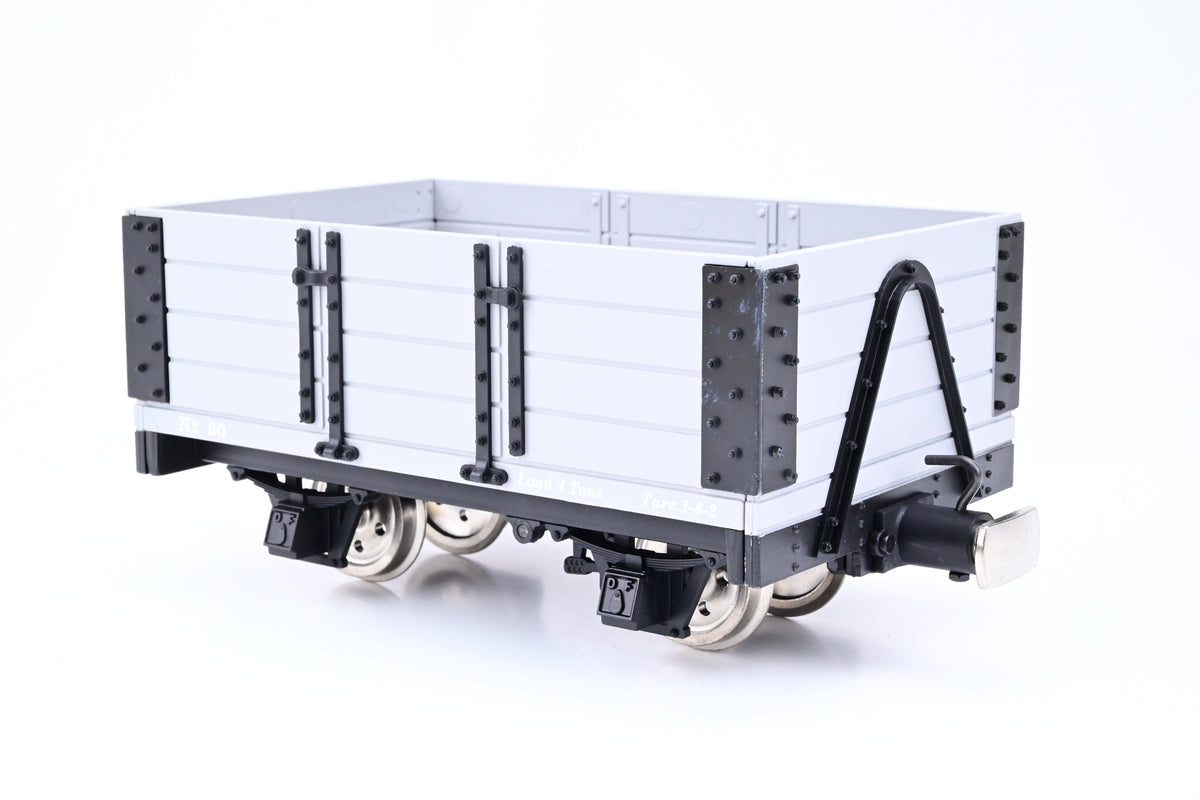 Dapol/Footplate 16mm Scale 16F-000-003 Open Wagon with Flat Ends Plain Grey No.20