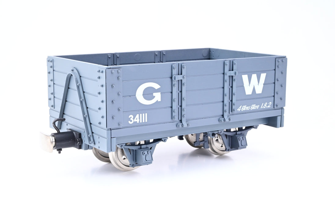 Dapol/Footplate 16mm Scale 16F-000-006 Open Wagon with Flat Ends GW Dark Grey No.34111