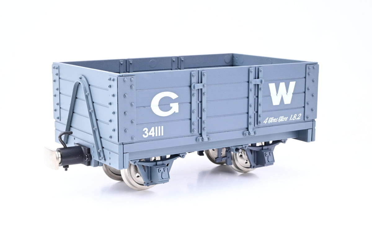 Dapol/Footplate 16mm Scale 16F-000-006 Open Wagon with Flat Ends GW Dark Grey No.34111