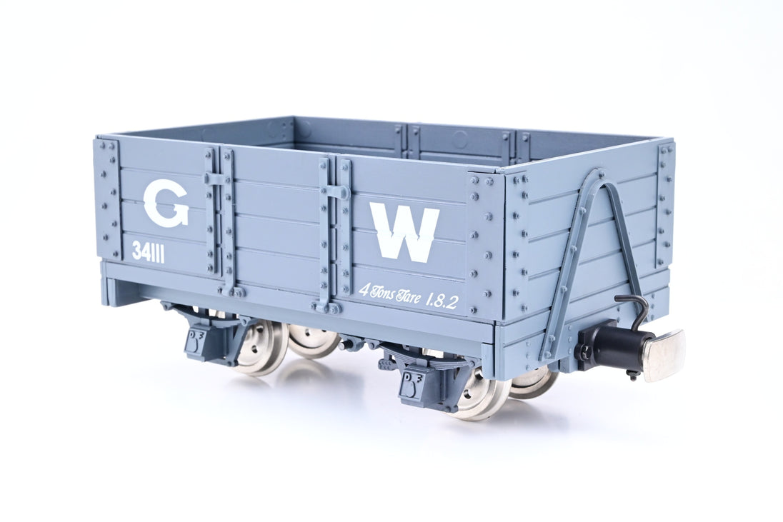 Dapol/Footplate 16mm Scale 16F-000-006 Open Wagon with Flat Ends GW Dark Grey No.34111