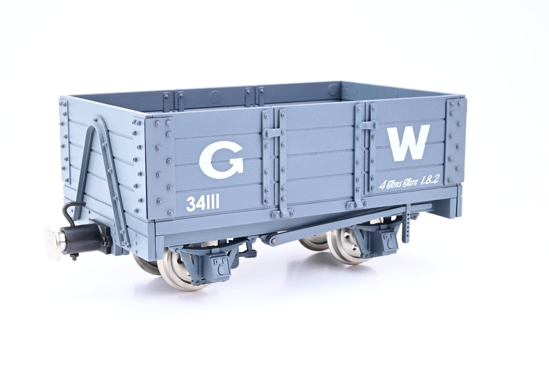 Dapol/Footplate 16mm Scale 16F-000-006 Open Wagon with Flat Ends GW Dark Grey No.34111