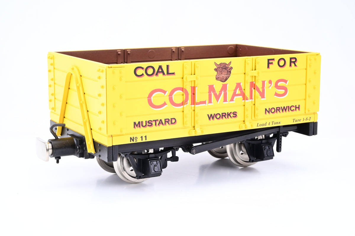 Dapol/Footplate 16mm Scale 16F-000-008 Open Wagon with Flat Ends Colman’s No.11
