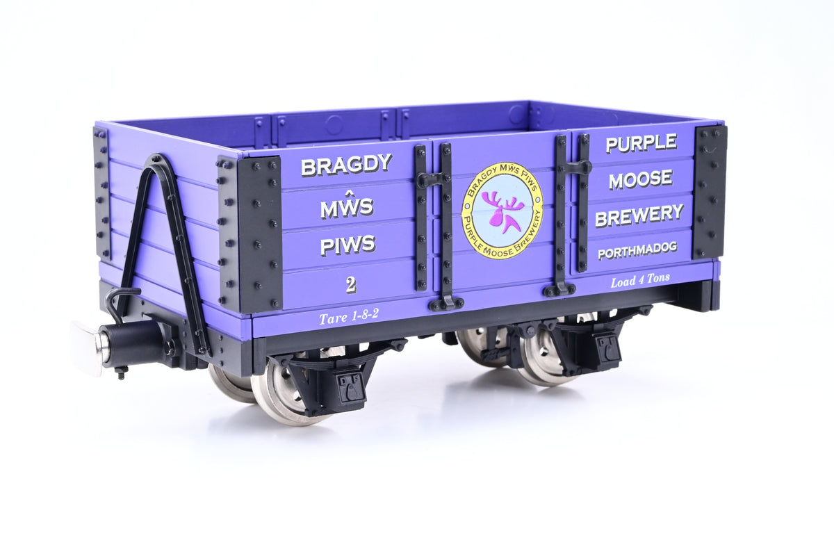Dapol/Footplate 16mm Scale 16F-000-009 Open Wagon with Flat Ends Purple Moose No.2