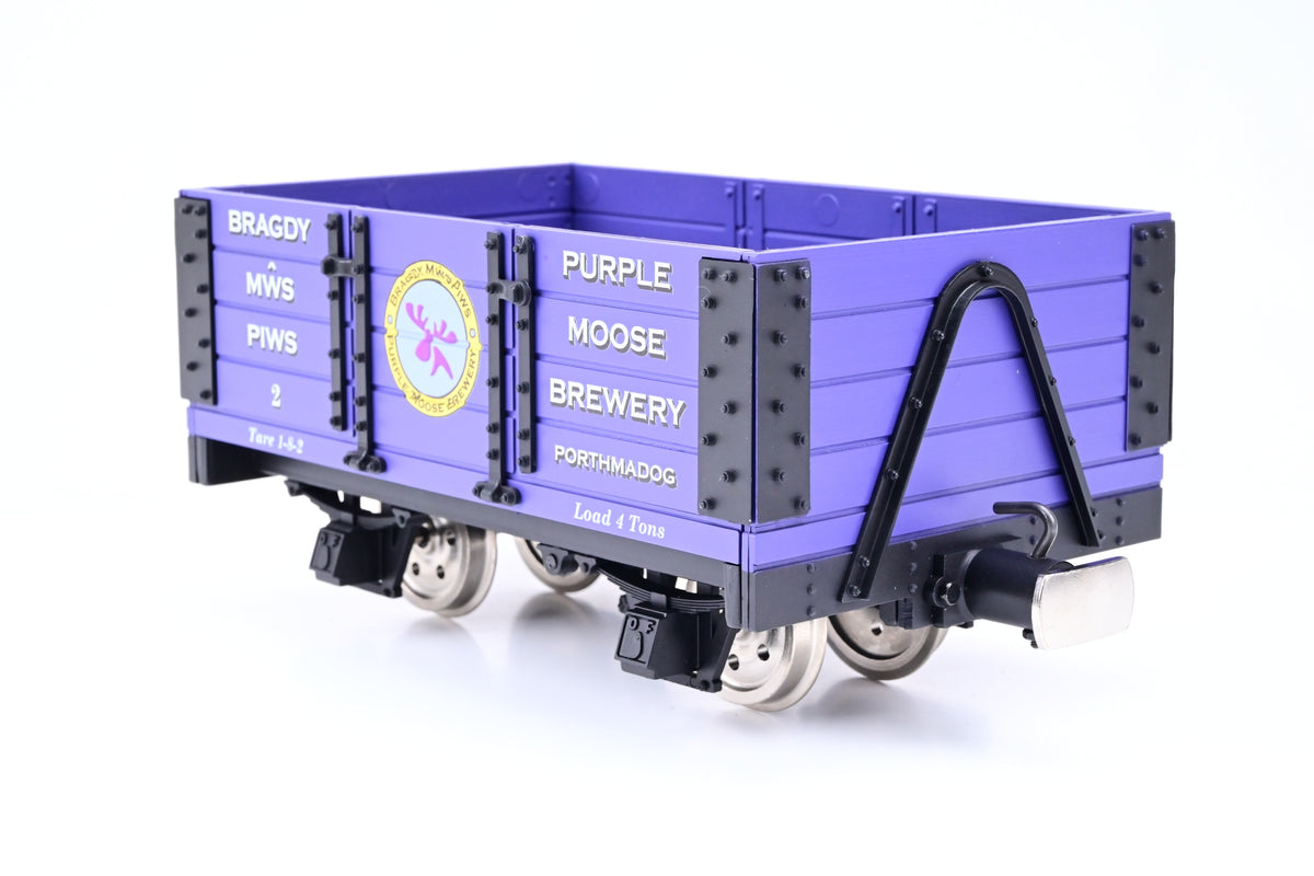 Dapol/Footplate 16mm Scale 16F-000-009 Open Wagon with Flat Ends Purple Moose No.2