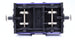 Dapol/Footplate 16mm Scale 16F-000-009 Open Wagon with Flat Ends Purple Moose No.2