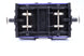 Dapol/Footplate 16mm Scale 16F-000-009 Open Wagon with Flat Ends Purple Moose No.2