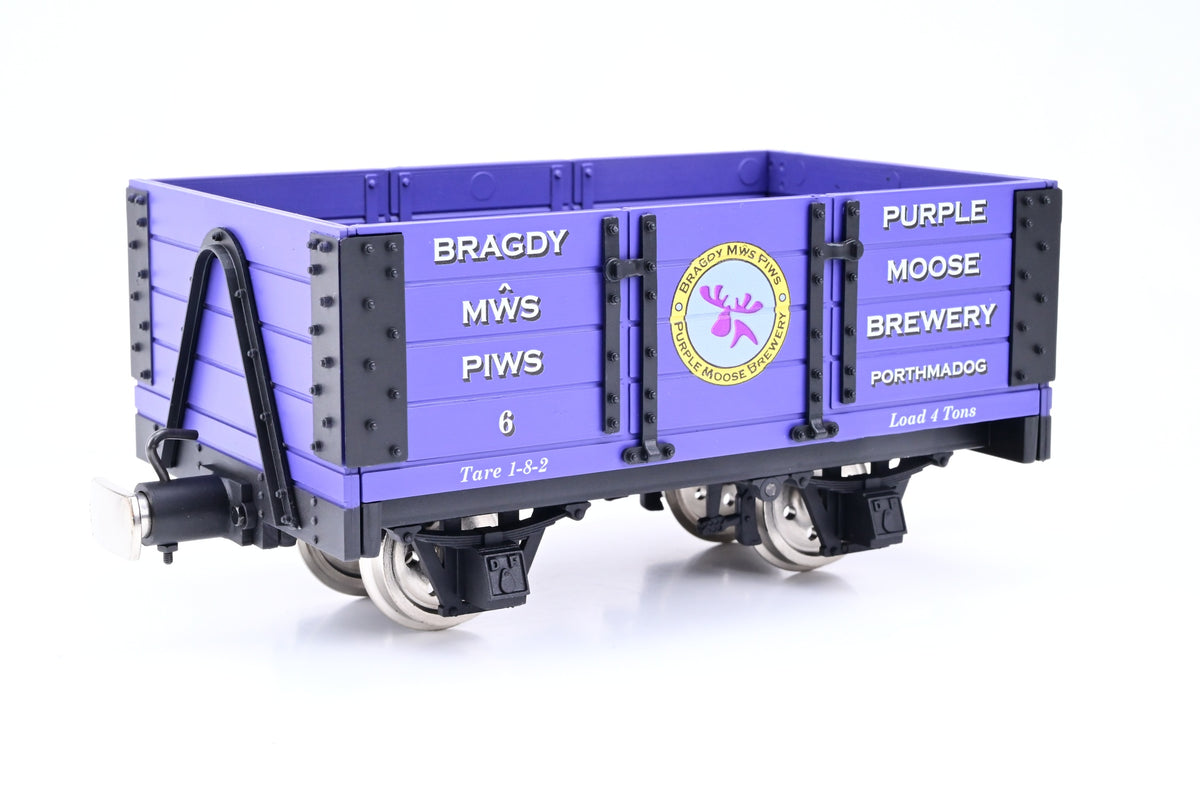 Dapol/Footplate 16mm Scale 16F-000-010 Open Wagon with Flat Ends Purple Moose No.6