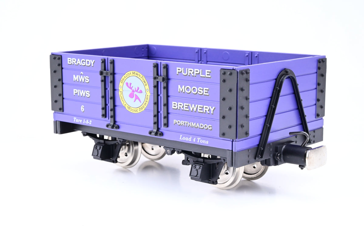 Dapol/Footplate 16mm Scale 16F-000-010 Open Wagon with Flat Ends Purple Moose No.6