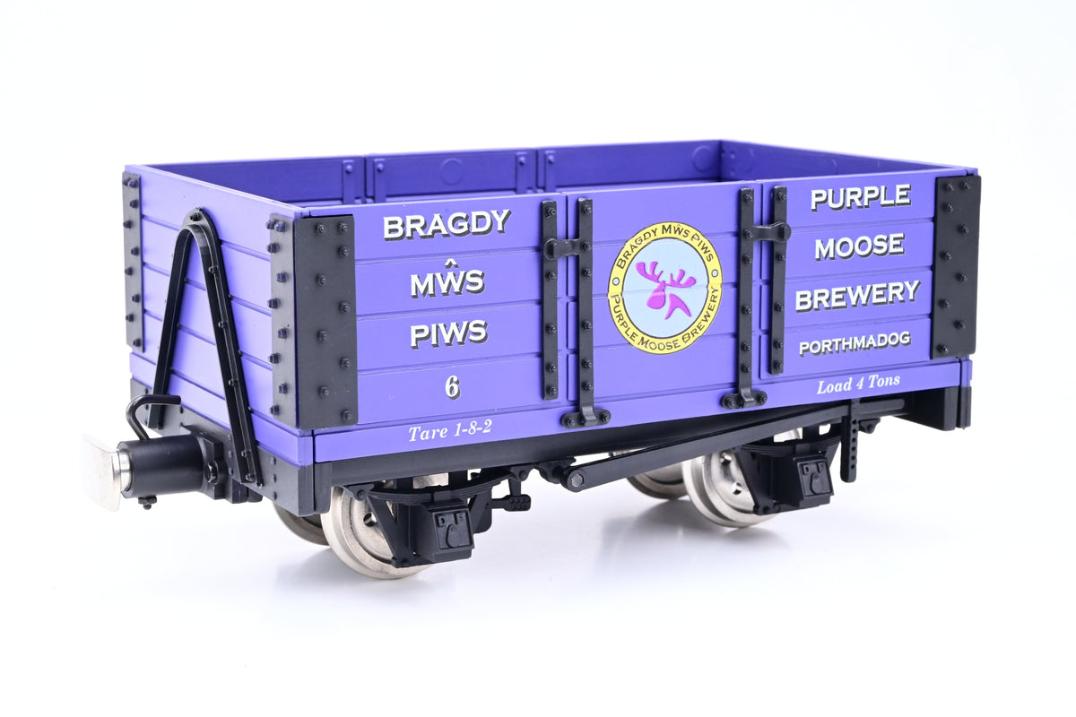 Dapol/Footplate 16mm Scale 16F-000-010 Open Wagon with Flat Ends Purple Moose No.6