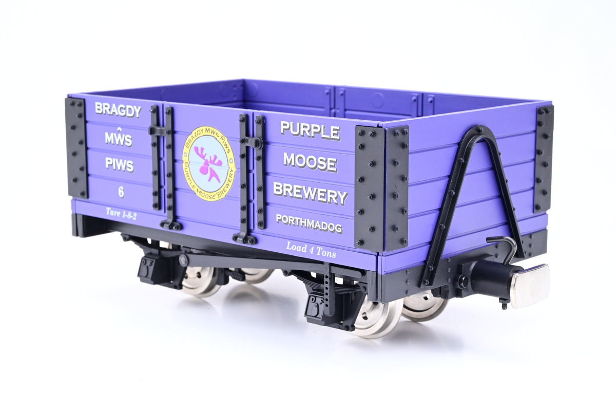 Dapol/Footplate 16mm Scale 16F-000-010 Open Wagon with Flat Ends Purple Moose No.6