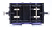 Dapol/Footplate 16mm Scale 16F-000-010 Open Wagon with Flat Ends Purple Moose No.6
