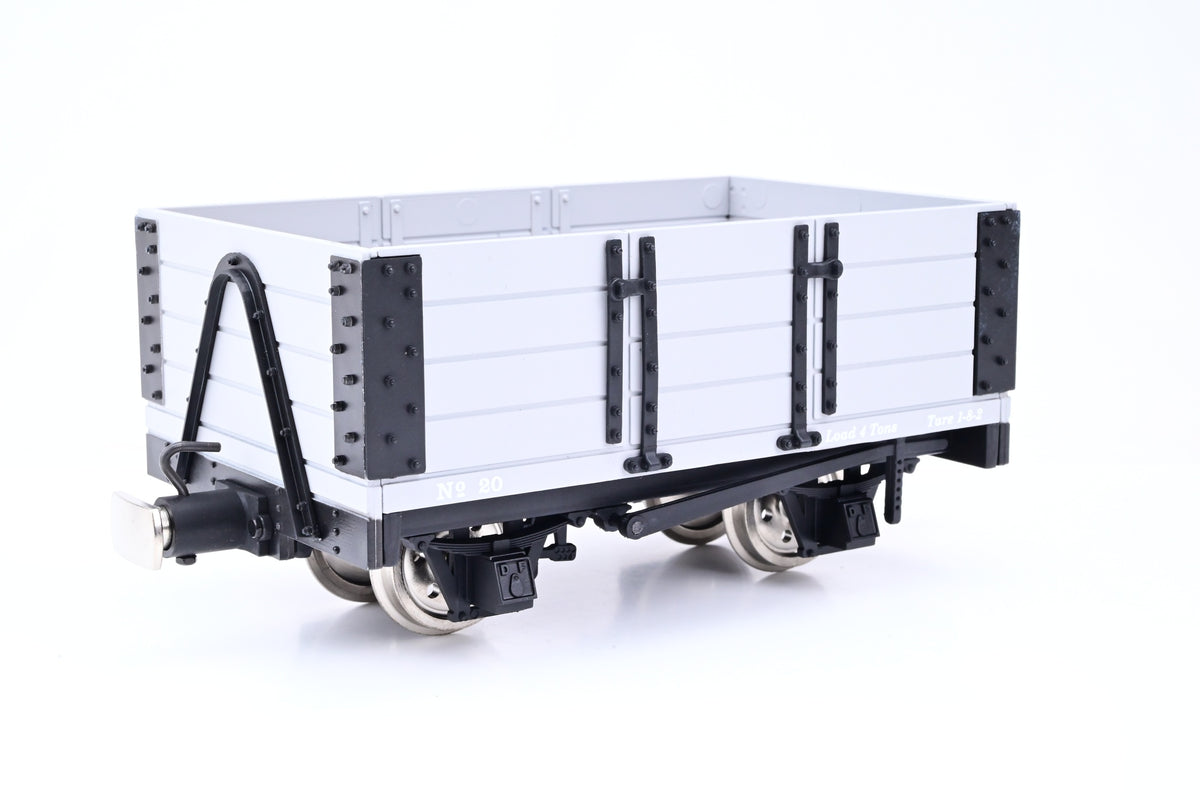 Dapol/Footplate 16mm Scale 16F-000-003 Open Wagon with Flat Ends Plain Grey No.20