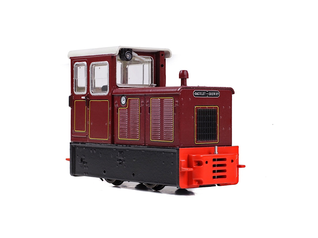 Bachmann OO9 Gauge 392-027 Baguley-Drewry 70hp Diesel Lined Crimson
