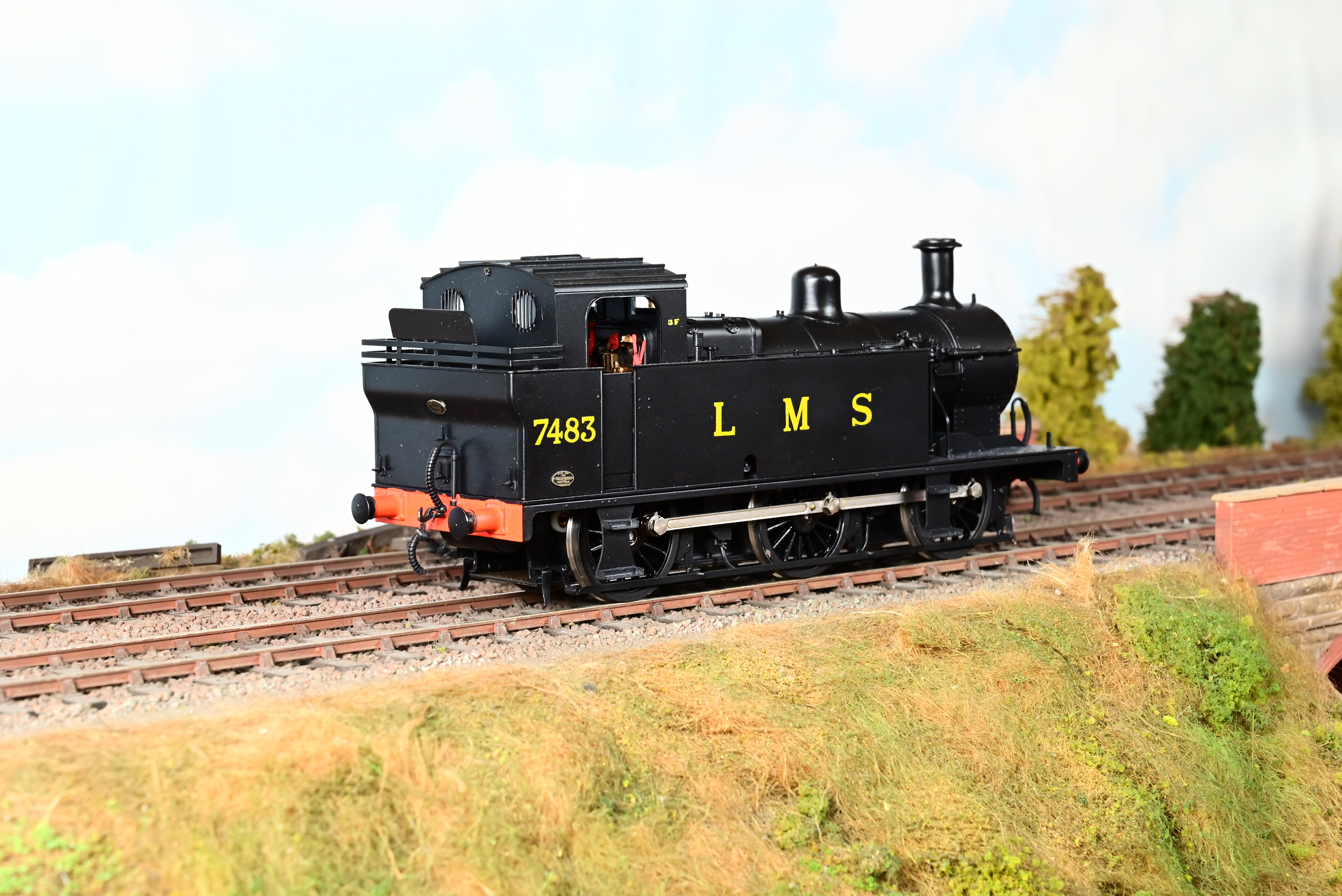 Sancheng 7mm O Gauge LMS Black Class 3F Jinty No.7483