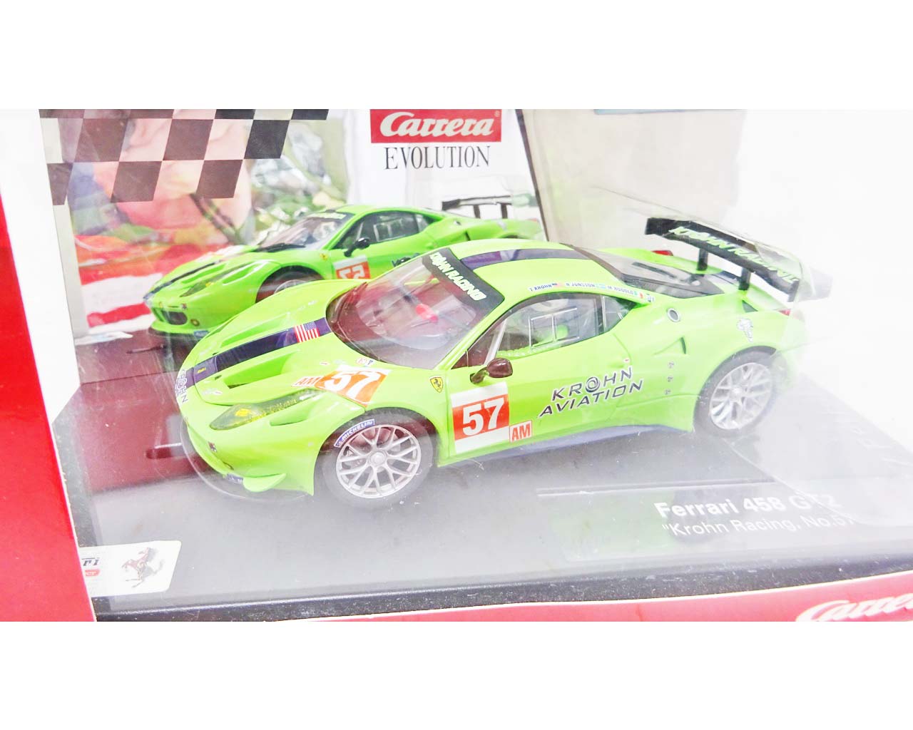 Carrera Slots 27455 Ferrari 458 GT2 Krohn Racing No.57