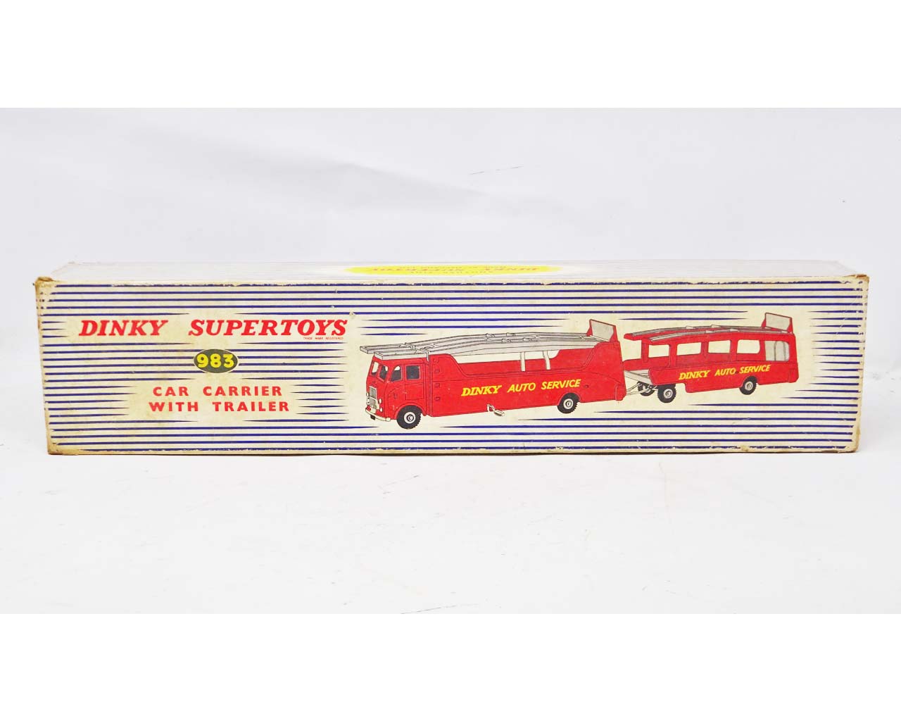 Dinky Supertoys No.983 Car Carrier With Trailer - Boxed