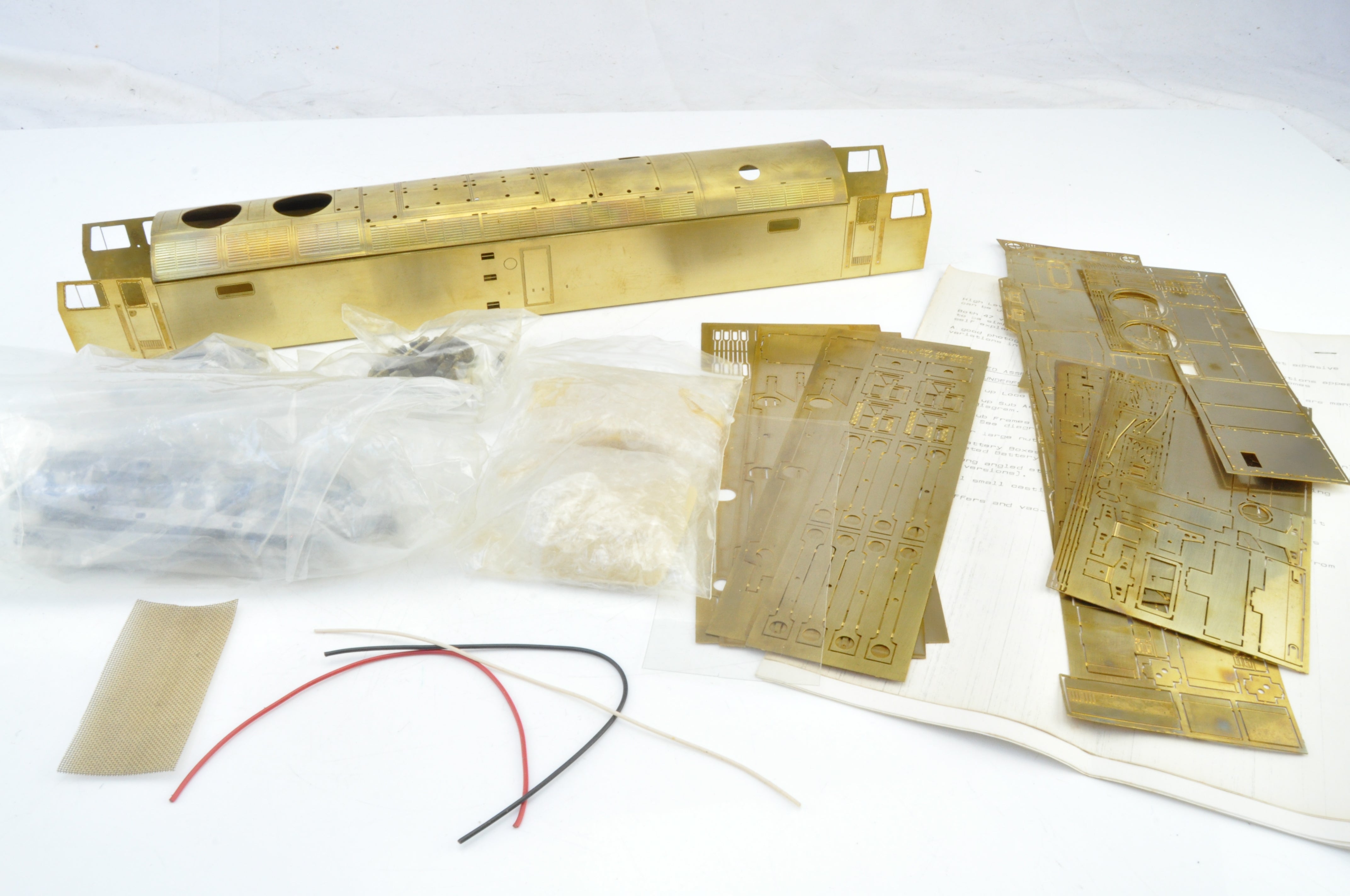 O gauge etched brass kits on sale