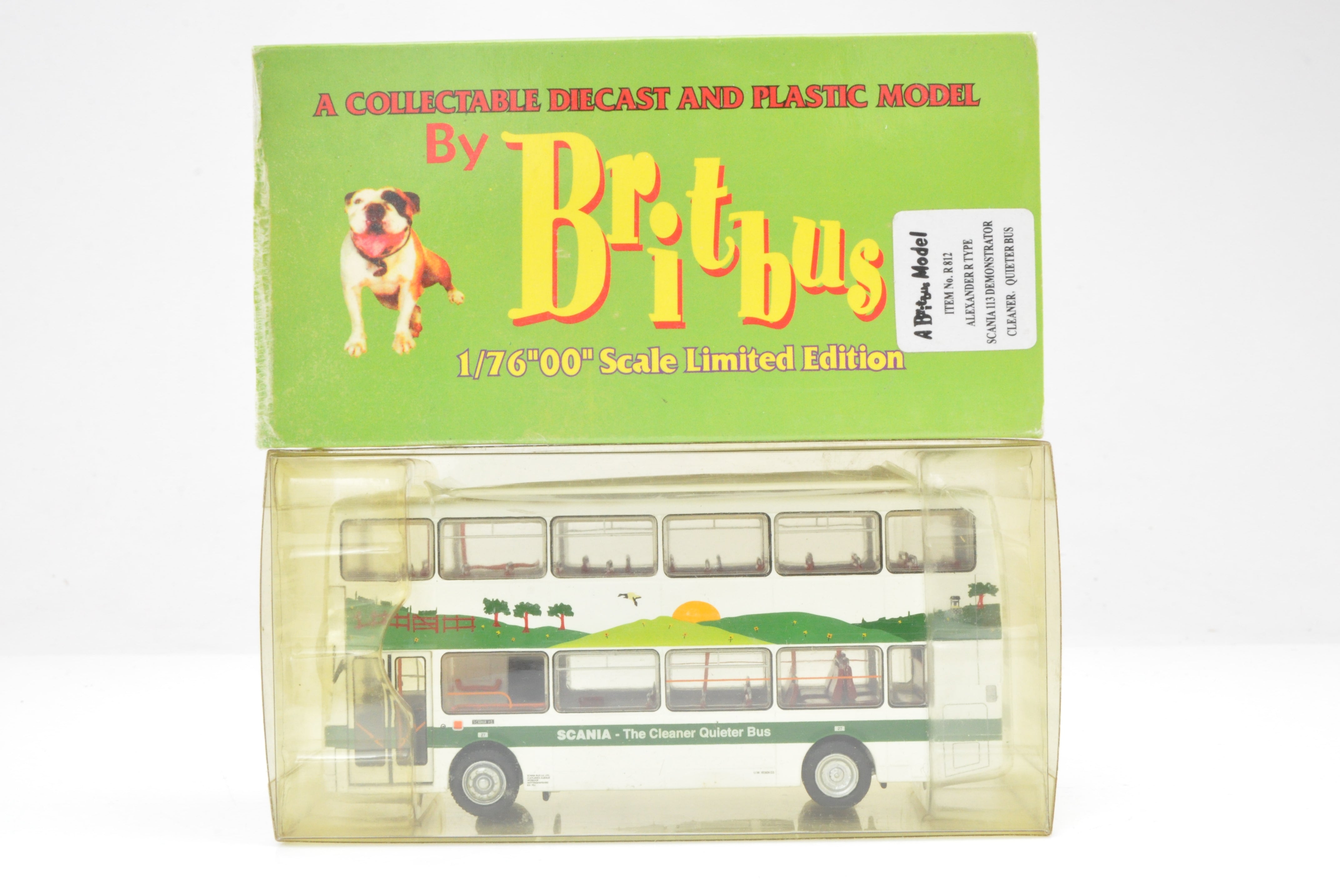 Britbus 1:76 Scale R812 Alexander R Type Scania 113 Demonstrator Clean