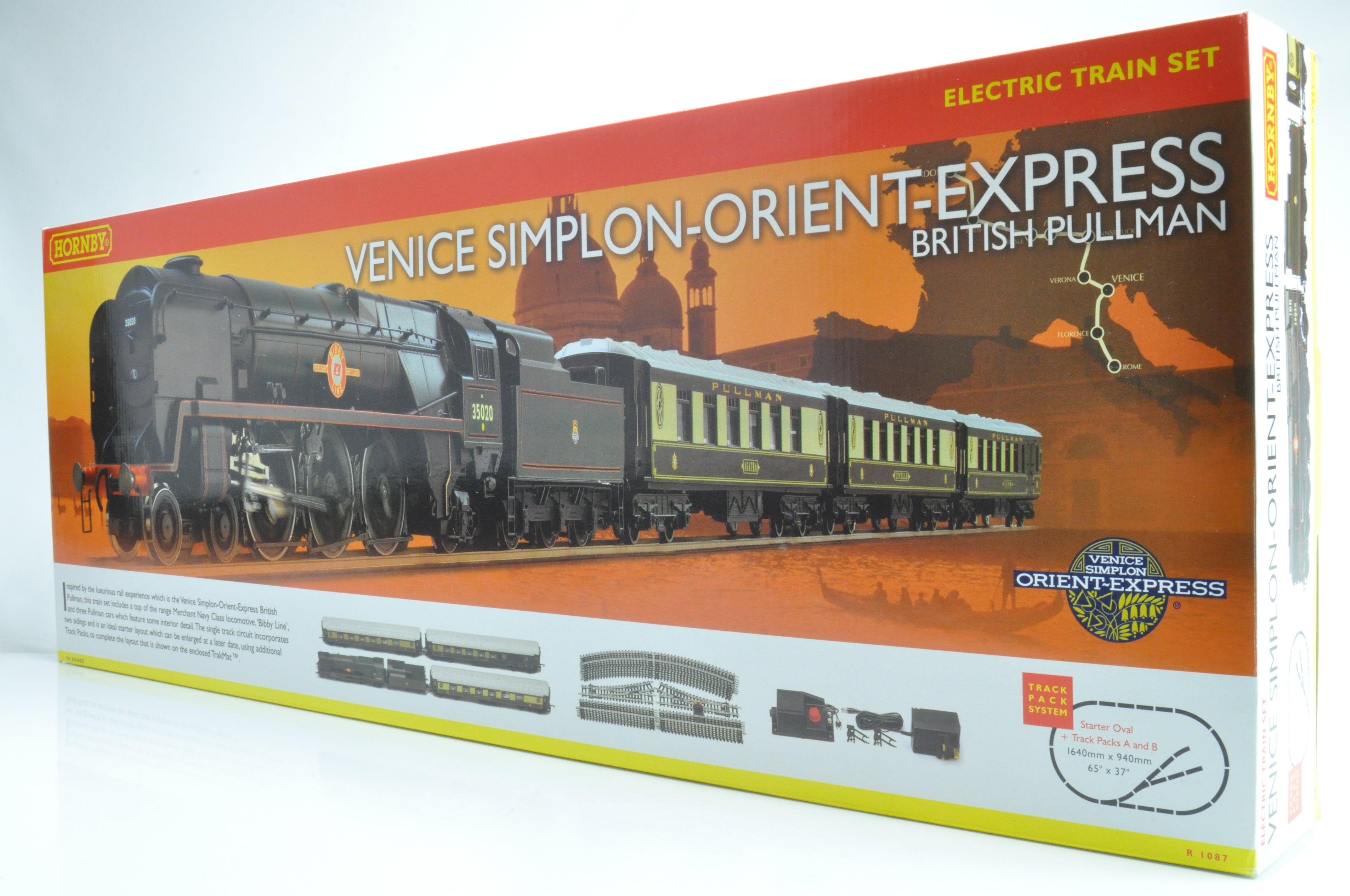 Hornby orient express train set on sale