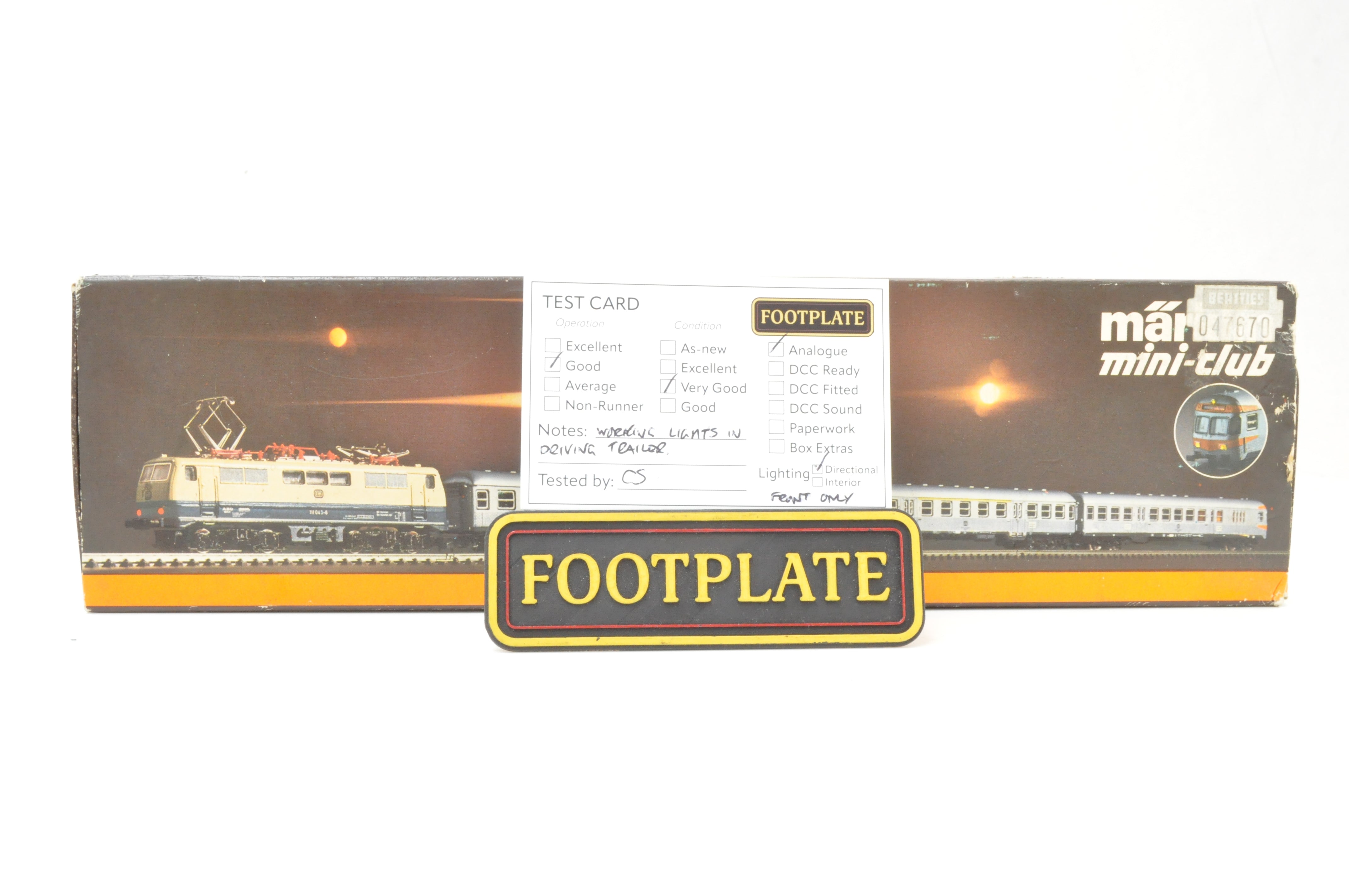 Marklin Mini-Club Z Gauge 8101 DB Commuter Train Pack - Includes Class