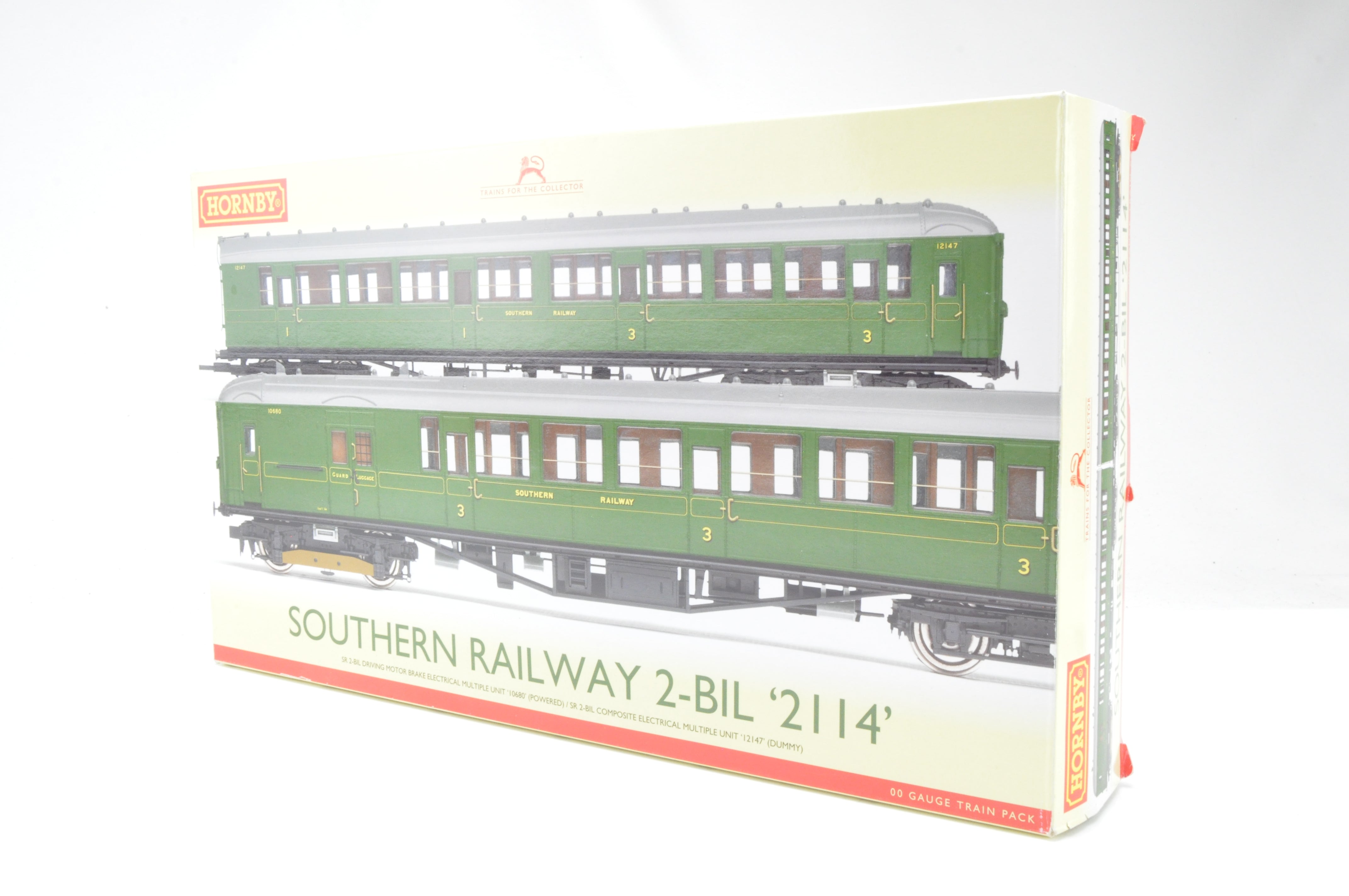 Hornby OO Gauge R3161 SR Green 2 Bil 2114 Train Pack Boxed