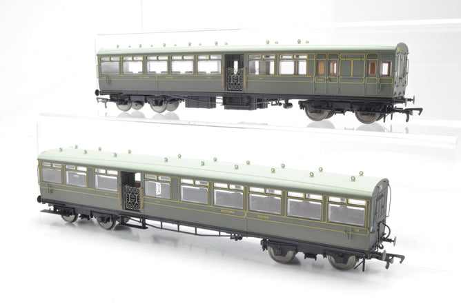 Kernow Model Centre OO Gauge K1001 LSWR Gate Stock, SR Olive Green Set