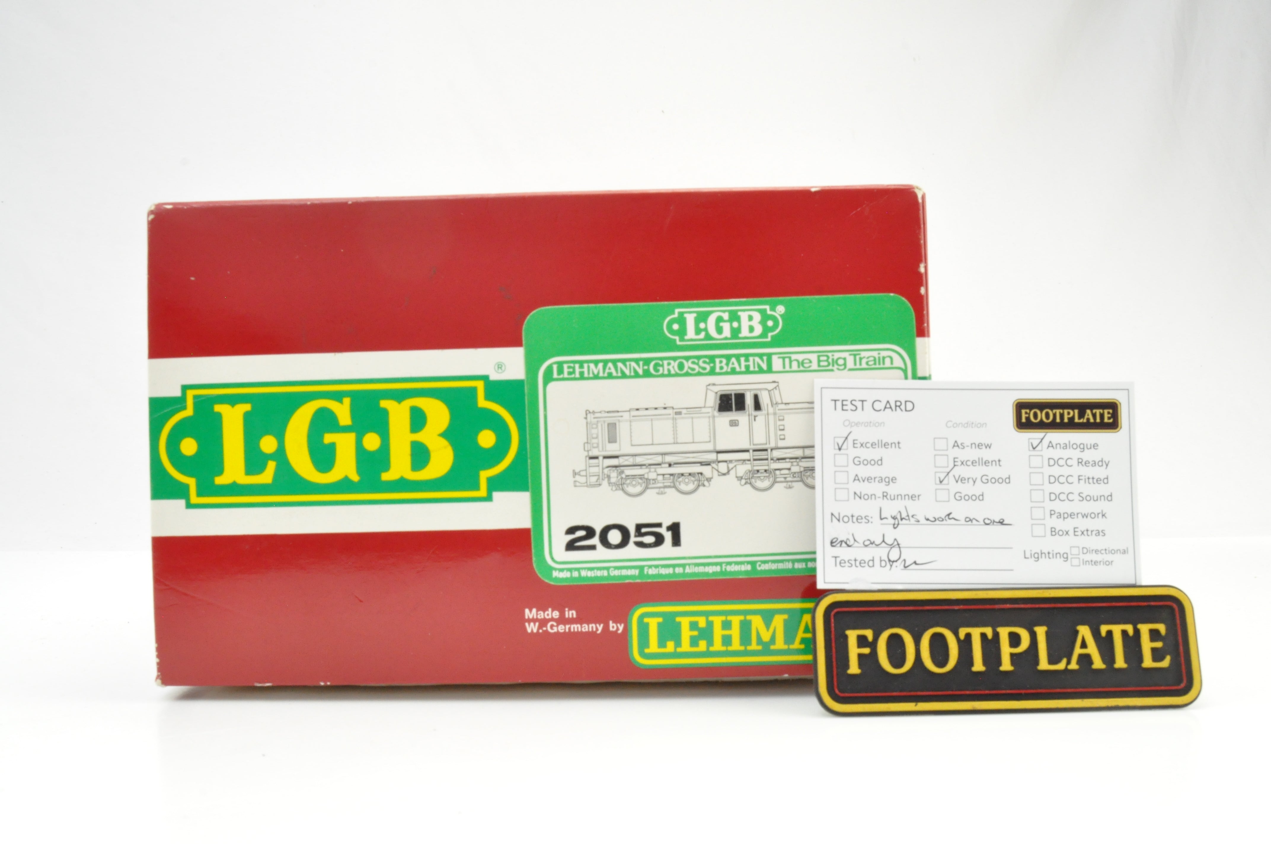 LGB G Gauge 2051 DB Class BR 251 902-3 Diesel Locomotive