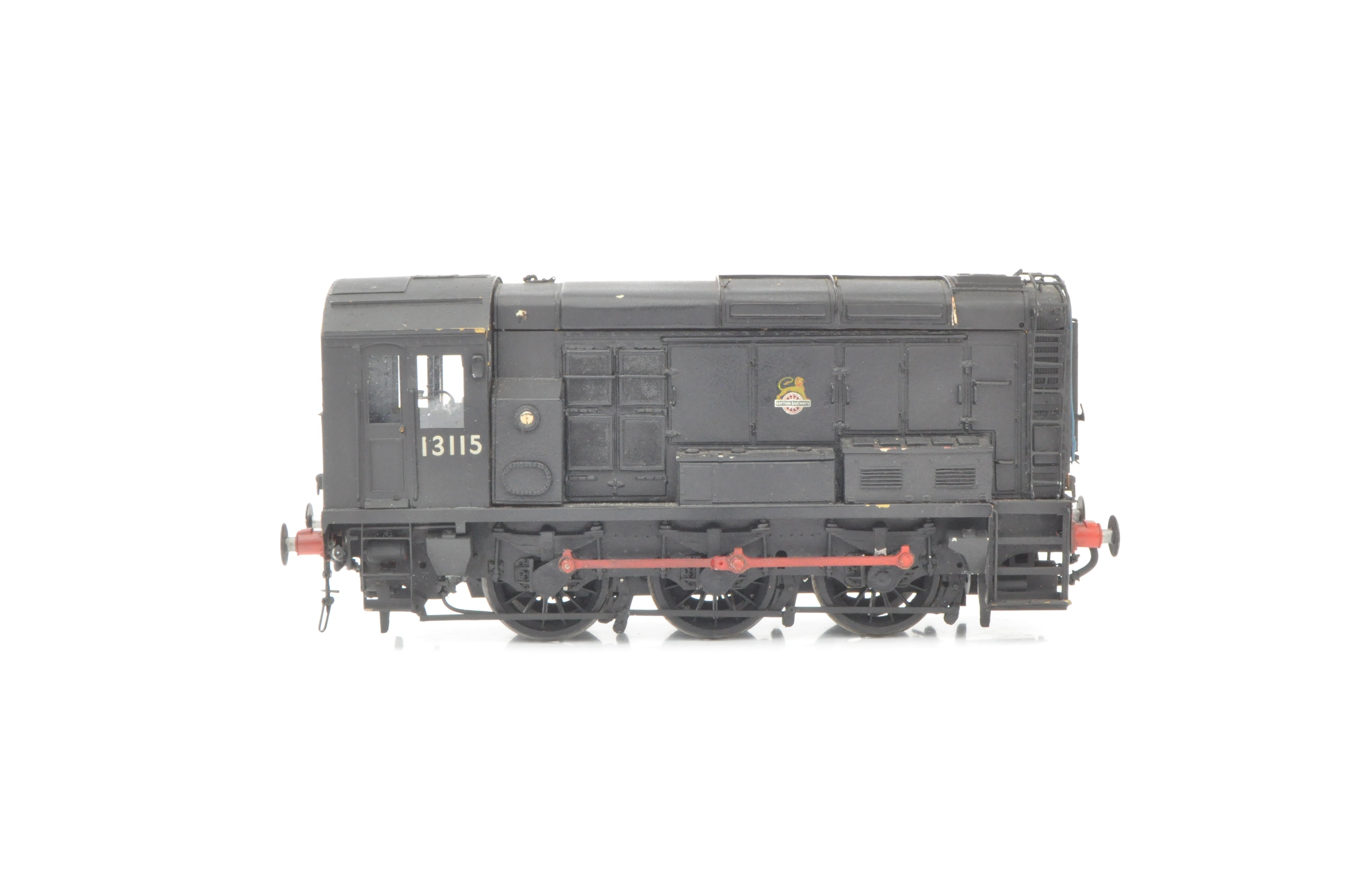 Kit Built 7mm O Gauge BR Black Early Emblem Class 08 Diesel Shunter No