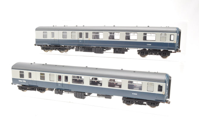 Bachmann OO Gauge 39-370/39-371 Rake of 2 BR Mk2 Coaches Blue/Grey, BS