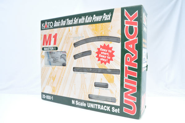Kato N Gauge 20-850-1 Unitrack Master Set 1 Basic Oval w/ Power Pack -
