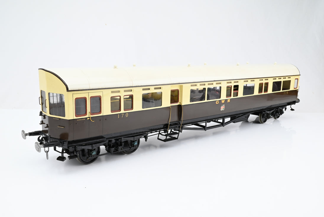 Barrett Steam Models 10mm Gauge GWR Autocoach Chocolate Cre