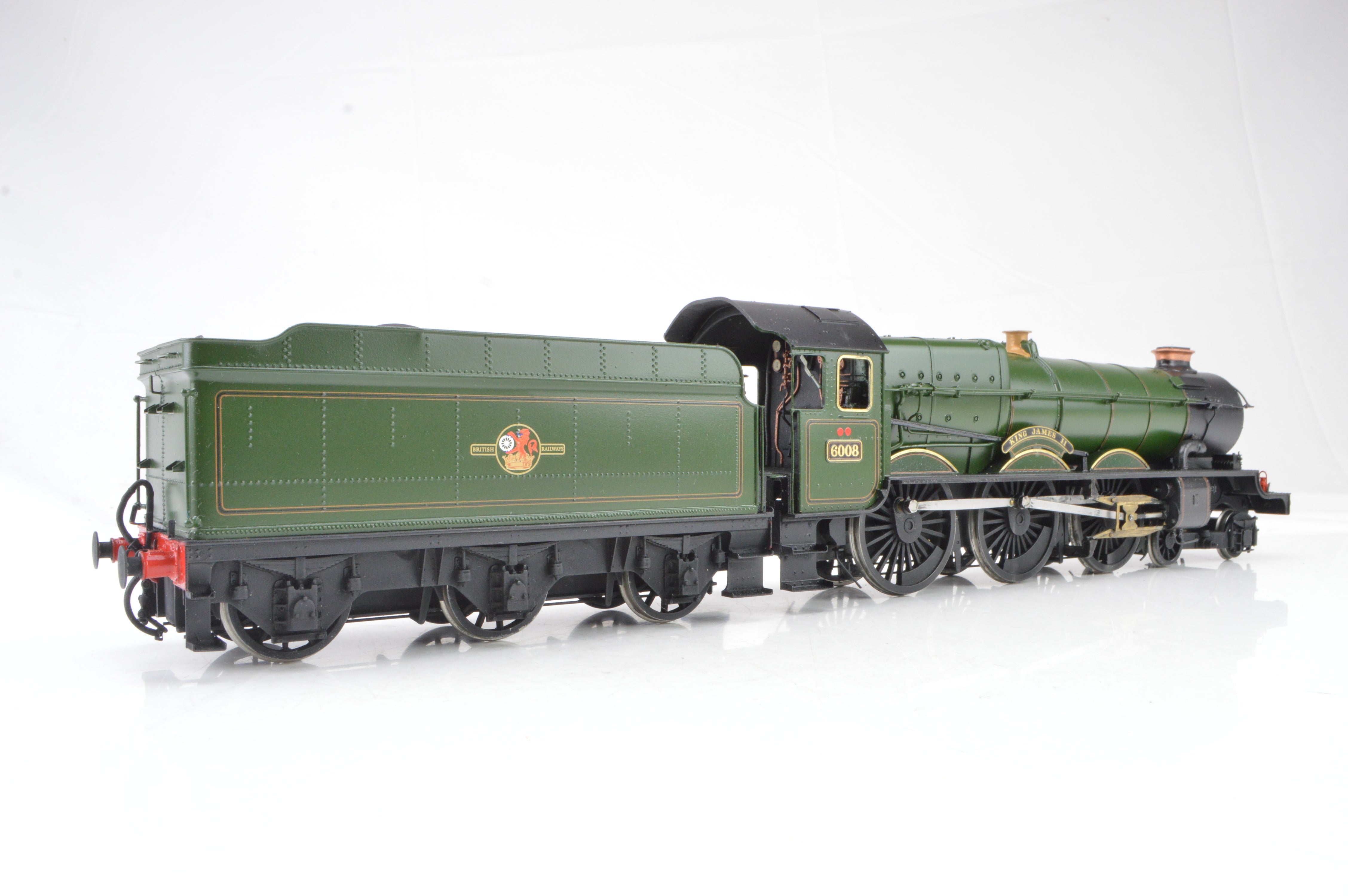 Sancheng Tower Brass O Gauge 7mm Finescale BR Green 4 6 0 King Class N