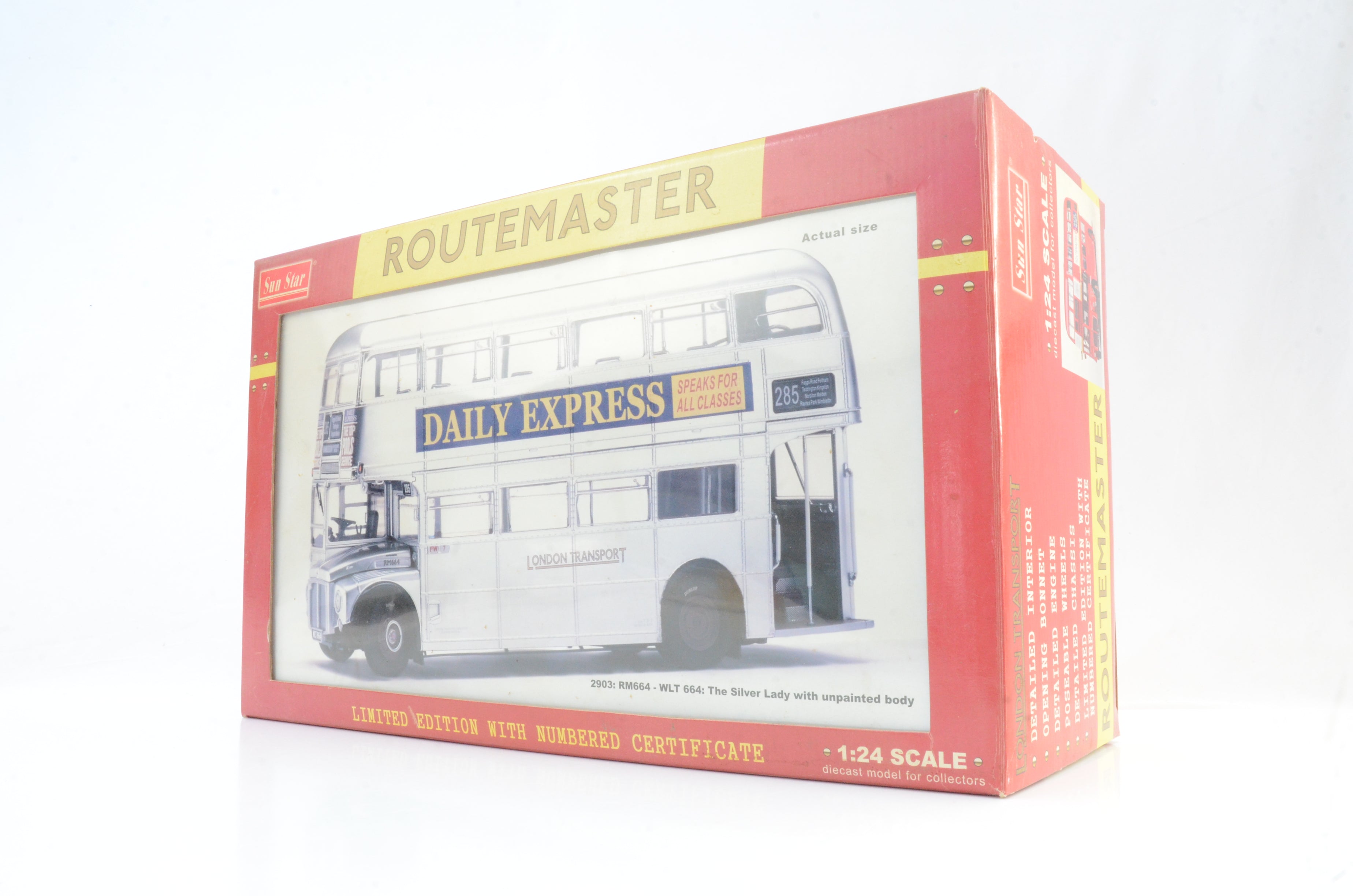 ロンドンバス 1/24 RM870 サンスター製＃2908・4500台限定品 ロンドンバス 1/24 RM870 サンスター製＃2908・4500台限定品 ロンドン