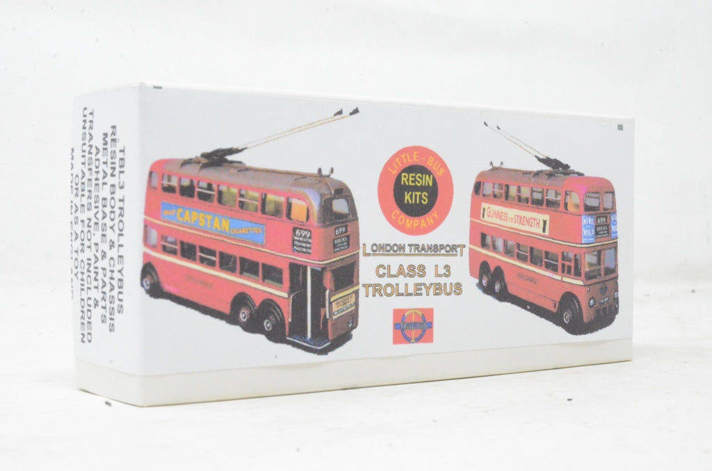 Little Bus Company 1:76 TBL3 London Transport Class L3 Trolleybus - Bo