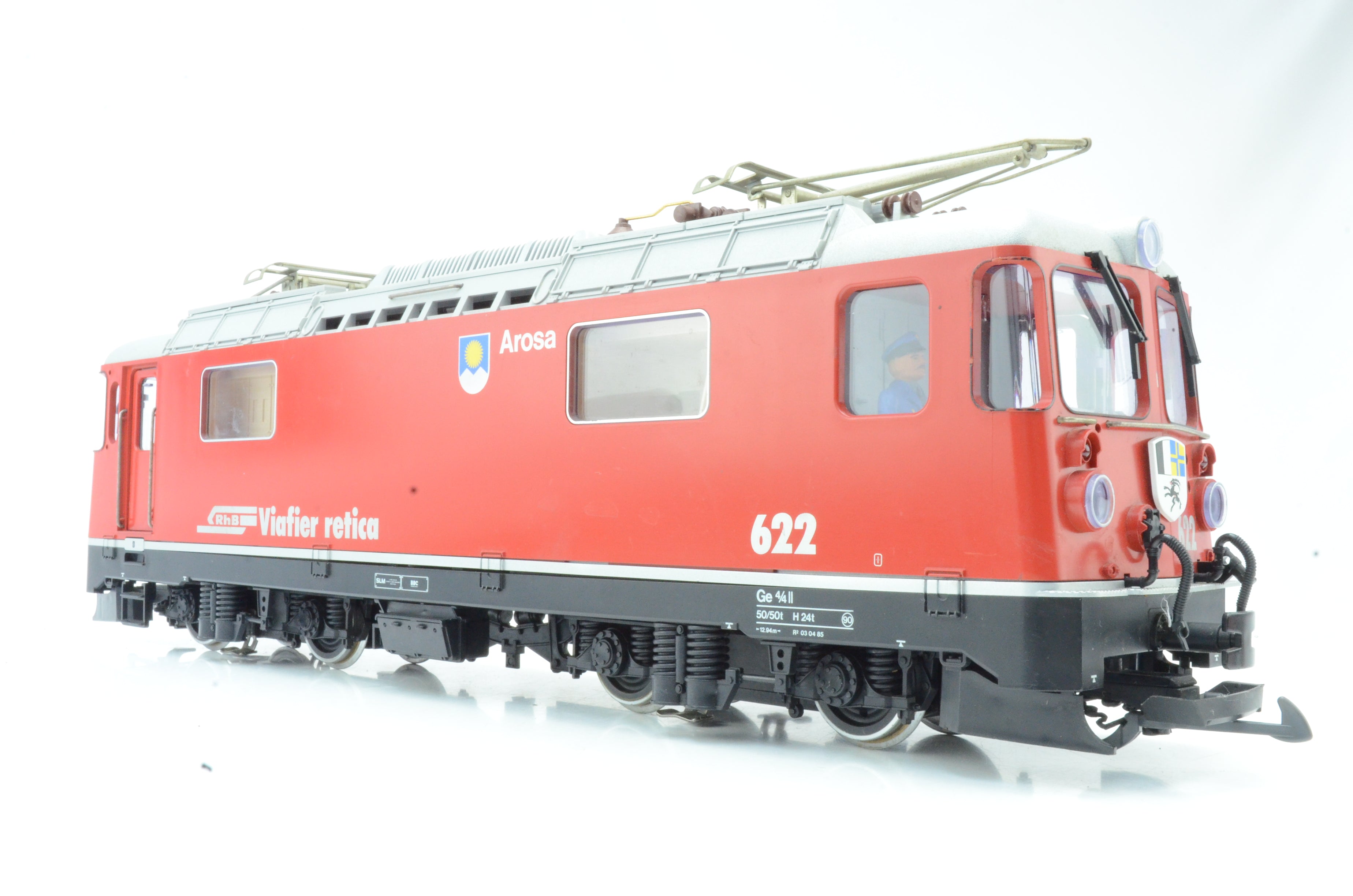 LGB G Gauge 2043 RhB Class Ge 4/4 II AROSA S/H, DCC Sound - Boxed