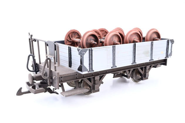LGB G Gauge 4 Wheel Open Wagon with Load of Wheels