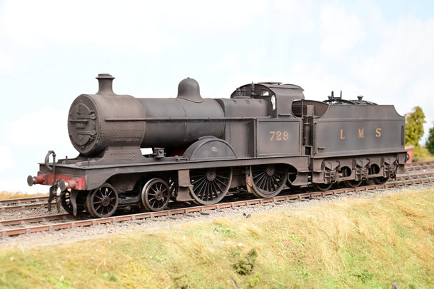 Kit Built 7mm O Gauge LMS Black 4-4-0 Class 3P No.729