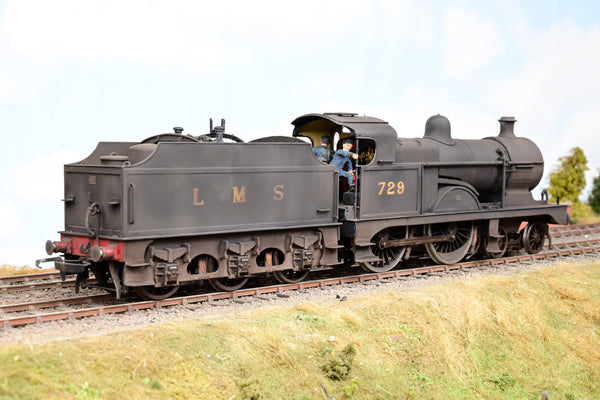 Kit Built 7mm O Gauge LMS Black 4-4-0 Class 3P No.729