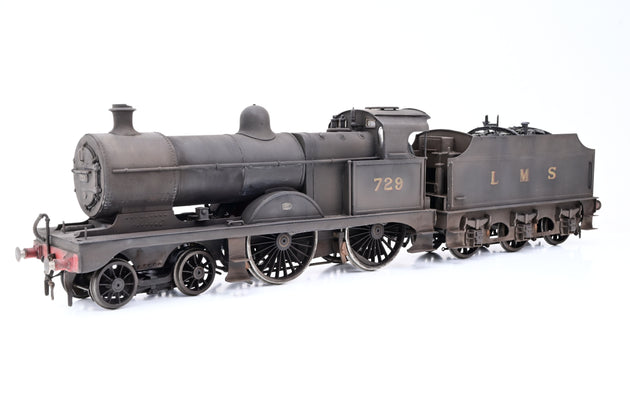 Kit Built 7mm O Gauge LMS Black 4-4-0 Class 3P No.729