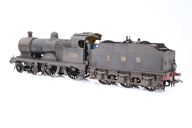 Kit Built 7mm O Gauge LMS Black 4-4-0 Class 3P No.729
